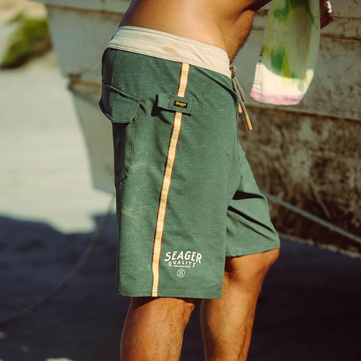 Azteca Boardshort Spruce Green - Image 6