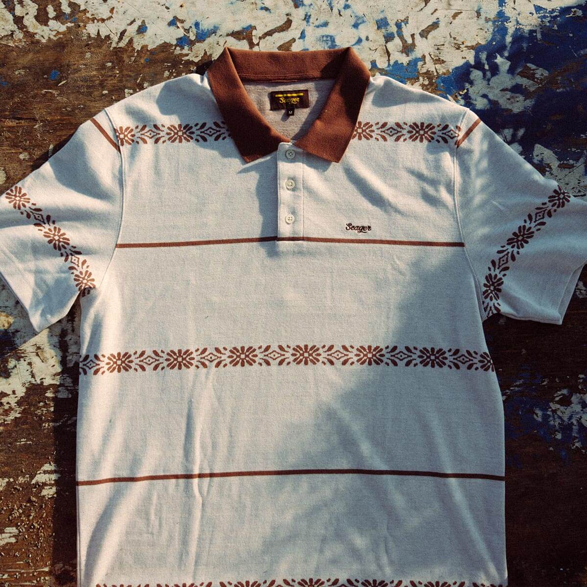 Azteca S/S Polo White - Image 4