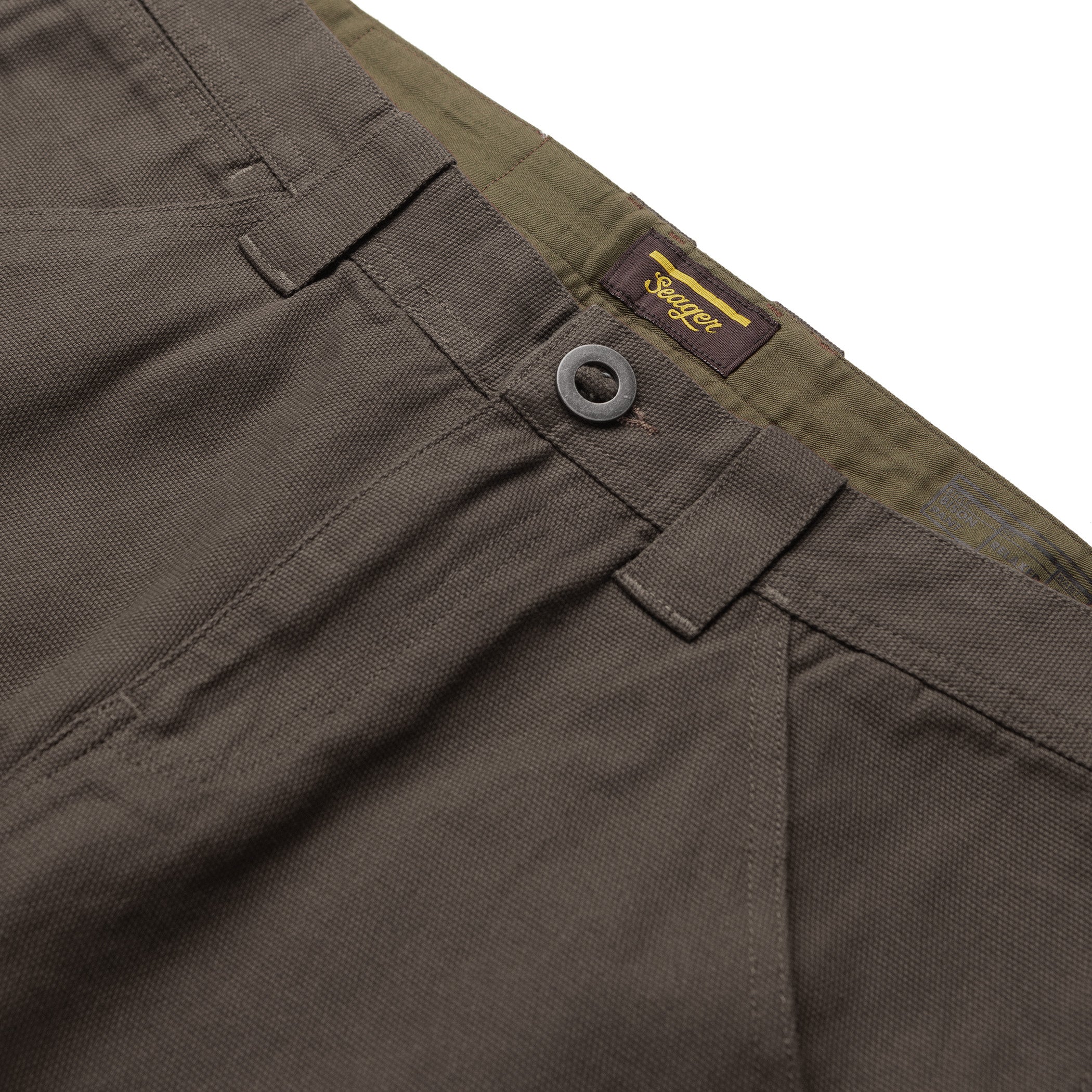 Bison Canvas Pant Darkwood - Image 6