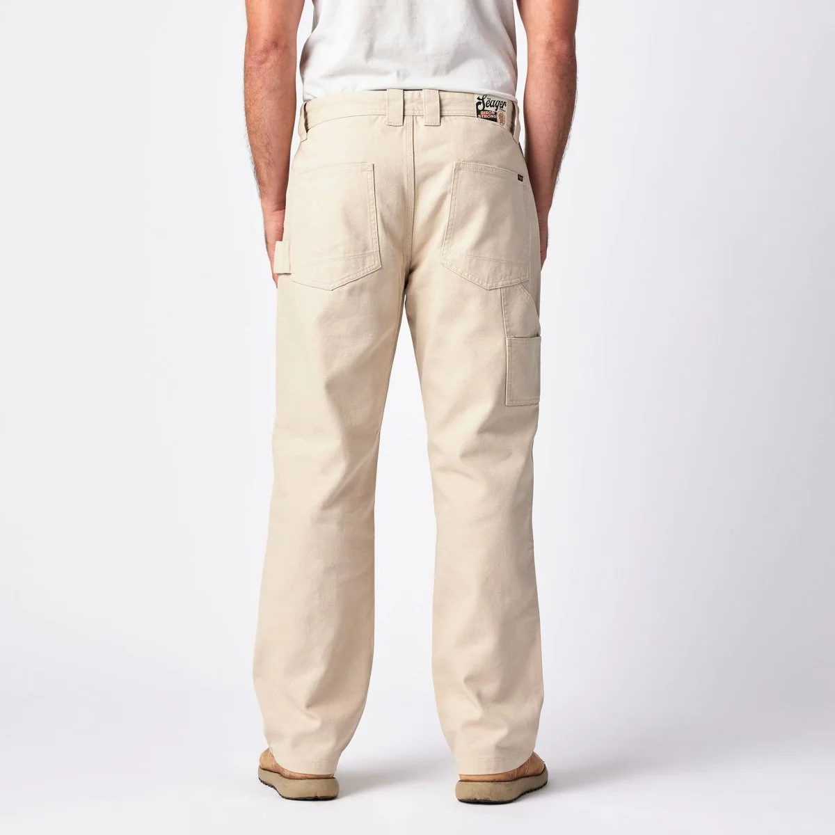 Bison Canvas Pant Stone - Image 4