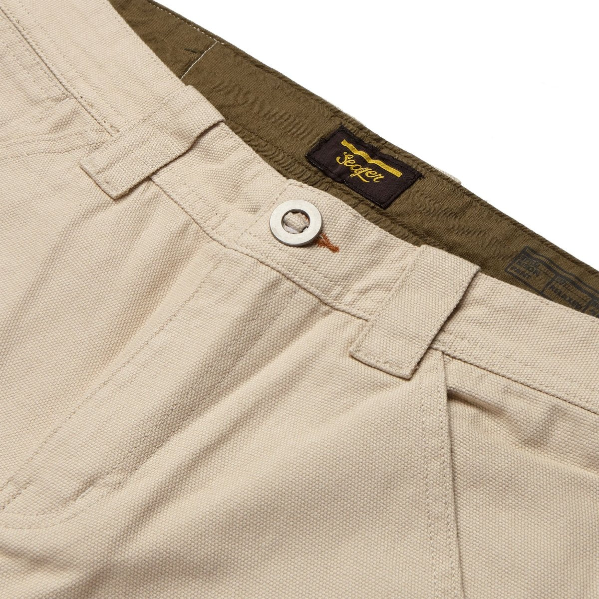 Bison Canvas Pant Stone - Image 6