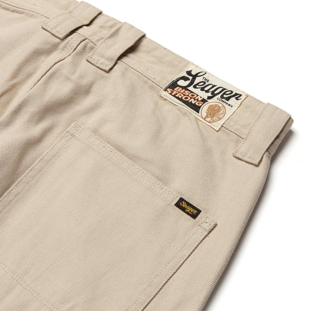 Bison Canvas Pant Stone - Image 7