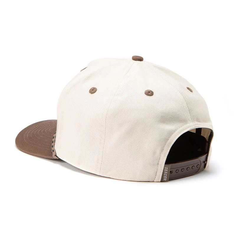 Branded Snapback Cream/Brown - Image 3
