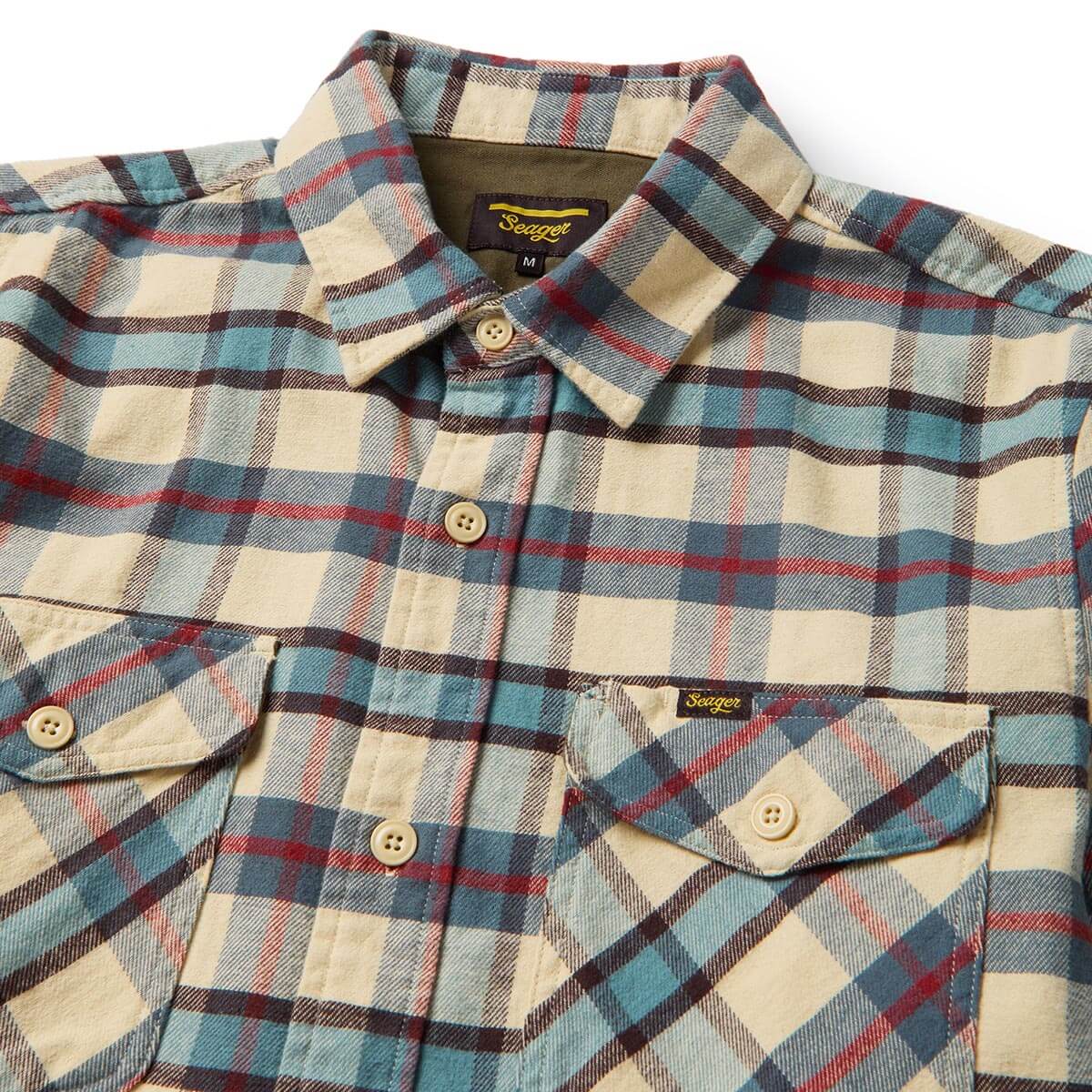 Calico Flannel Cream/Plaid - Image 4