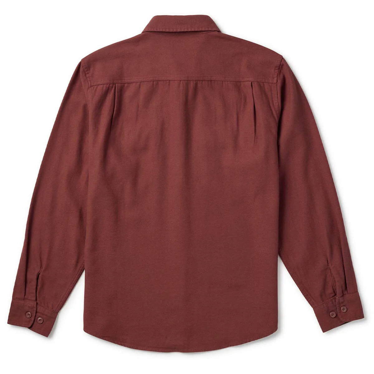 Calico Flannel Red Rock Solid - Image 3