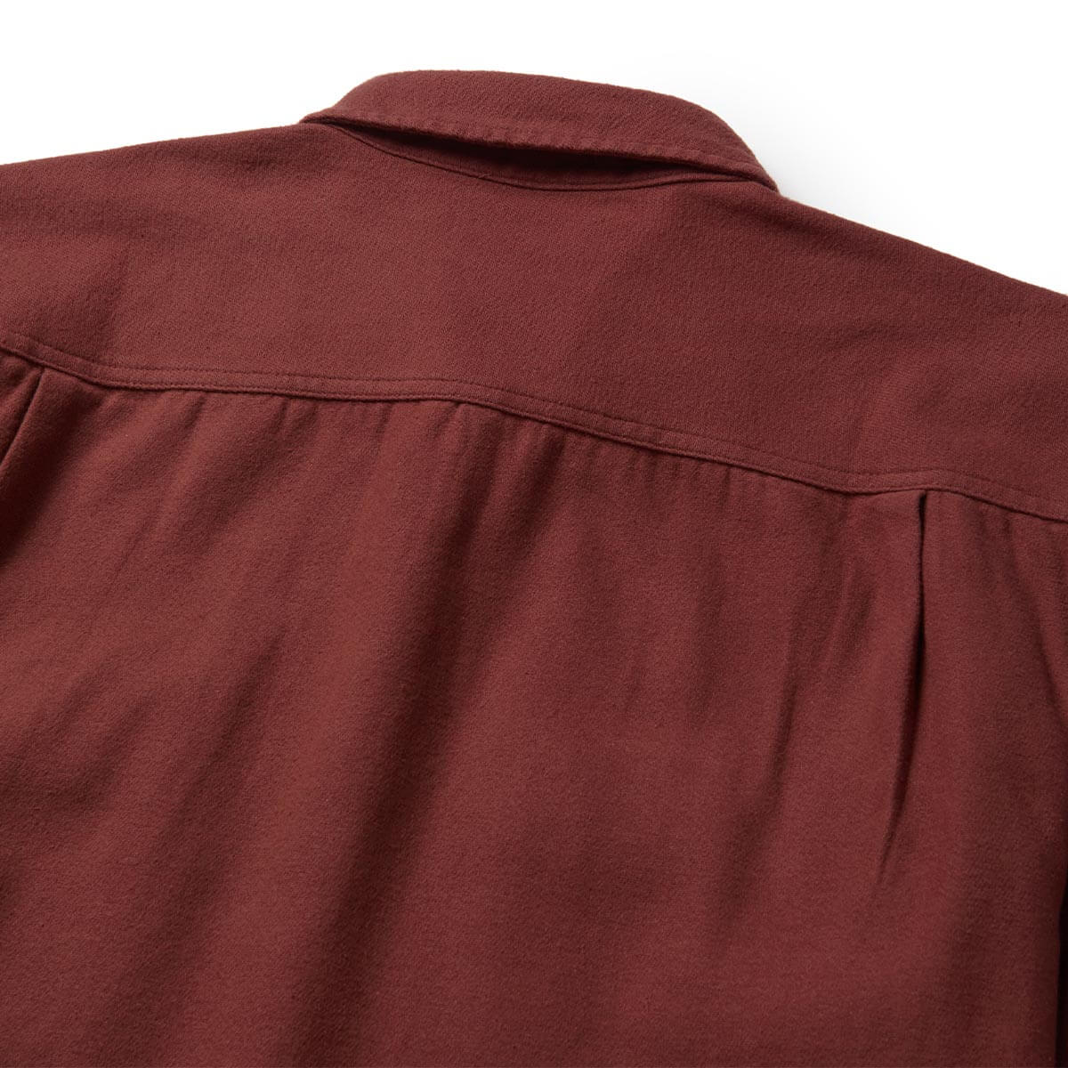 Calico Flannel Red Rock Solid - Image 5