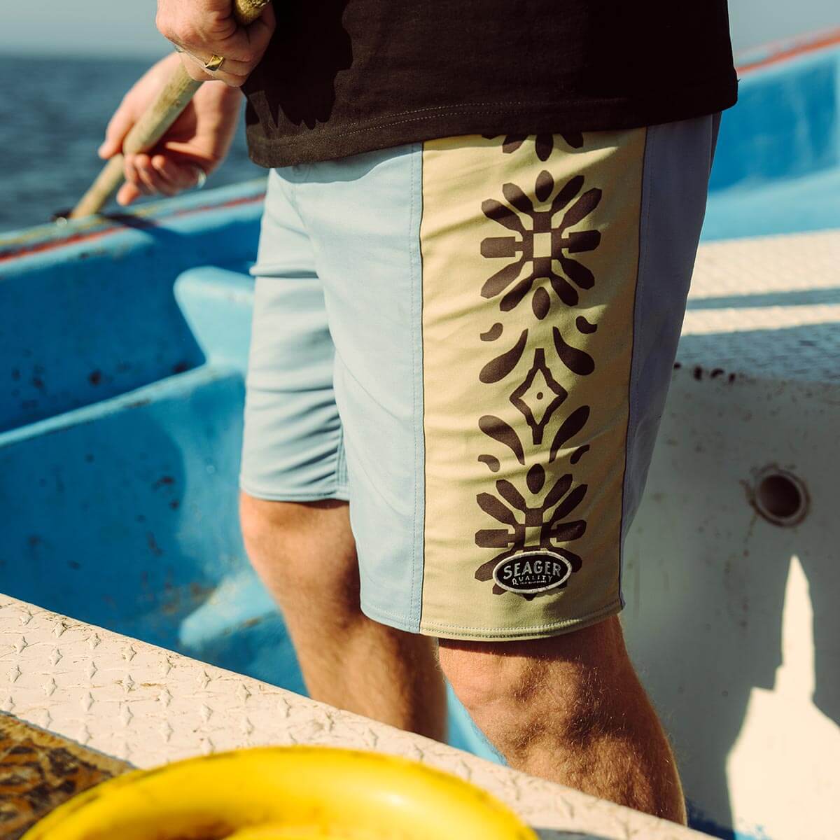 Capo Panel Boardshort Faded Denim - Image 8