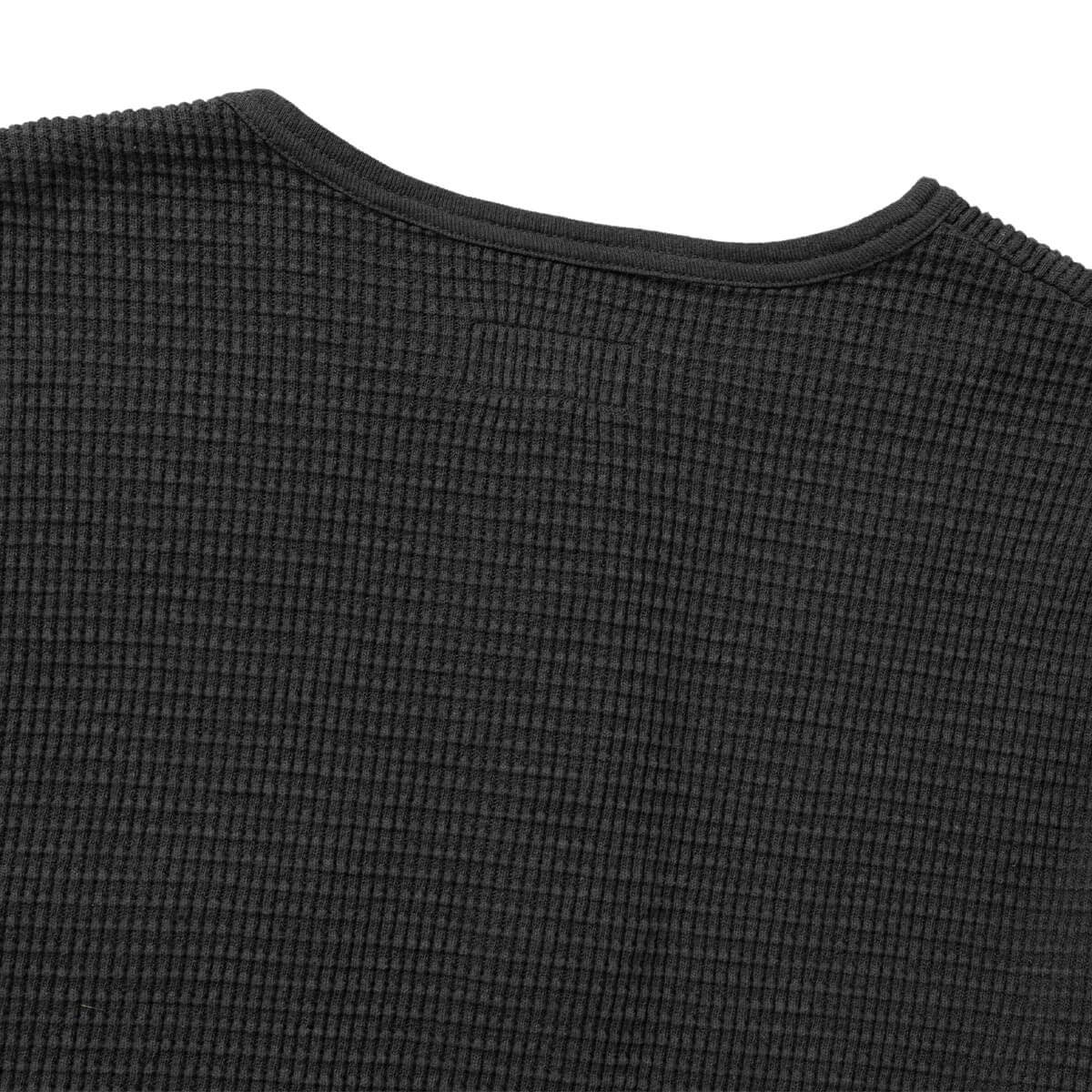 Sawpit Henley LS Thermal Vintage Black - Image 8