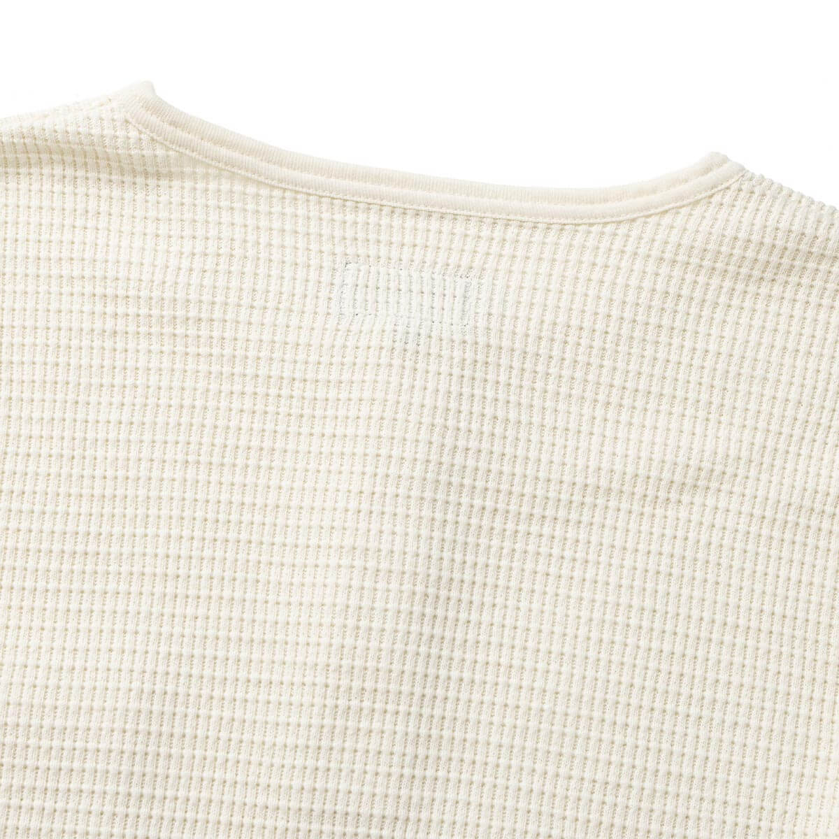 Sawpit Henley LS Thermal Vintage White - Image 6