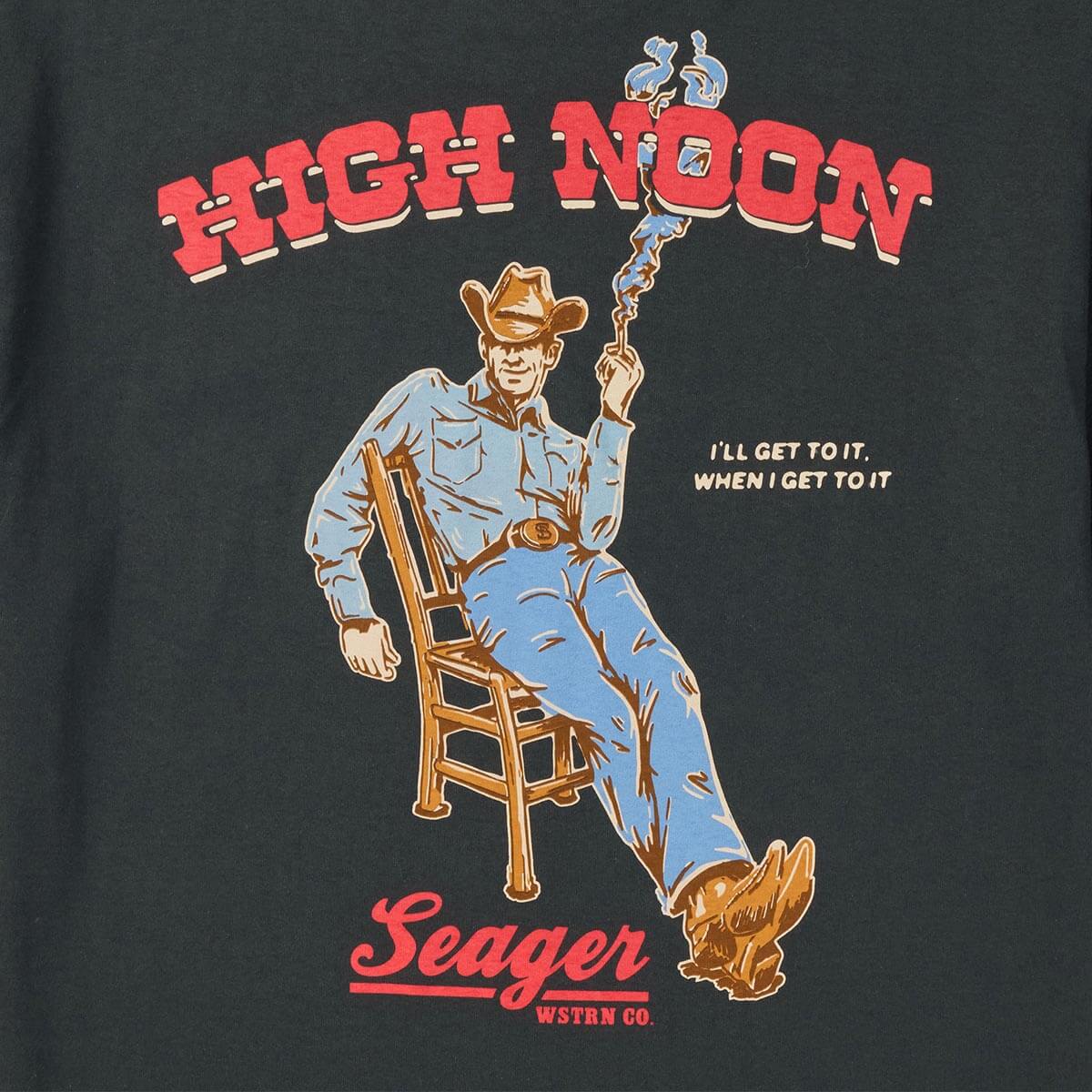 High Noon Tee Vintage Black - Image 3