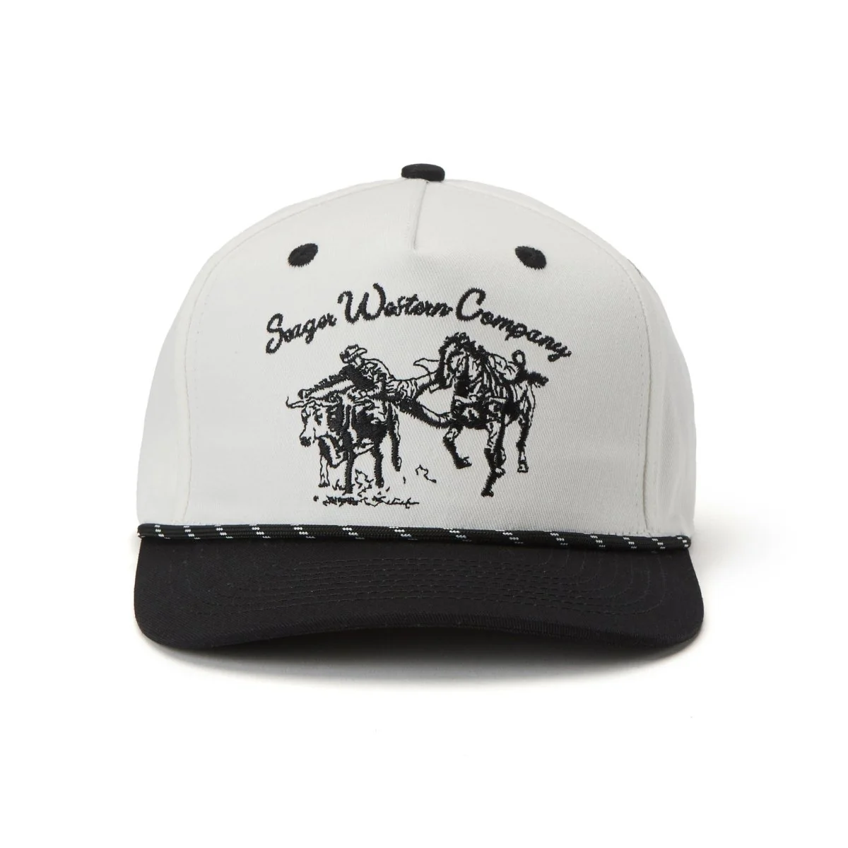 Los Rios Canvas Snapback Cream/Black - Image 3