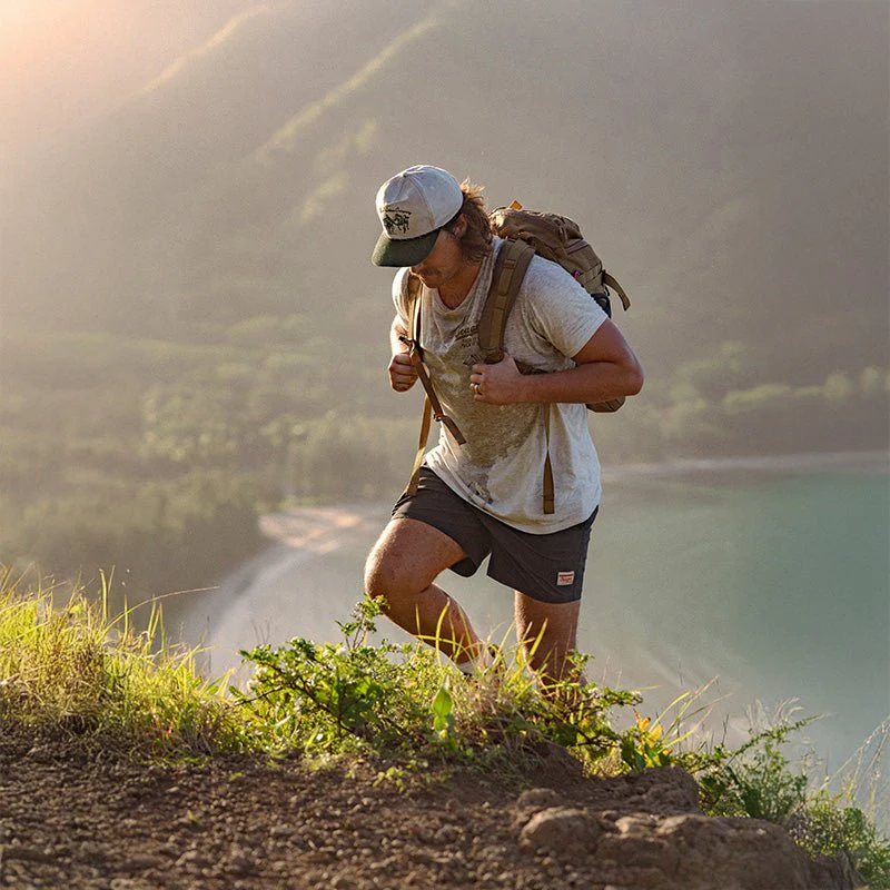 Los Rios Corduroy Snapback Natural/Green - Image 6