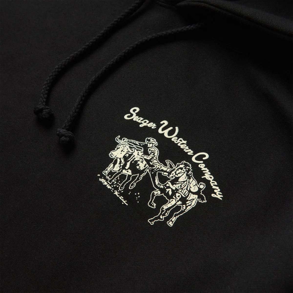 Los Rios Mid-Weight Hoodie Black - Image 3