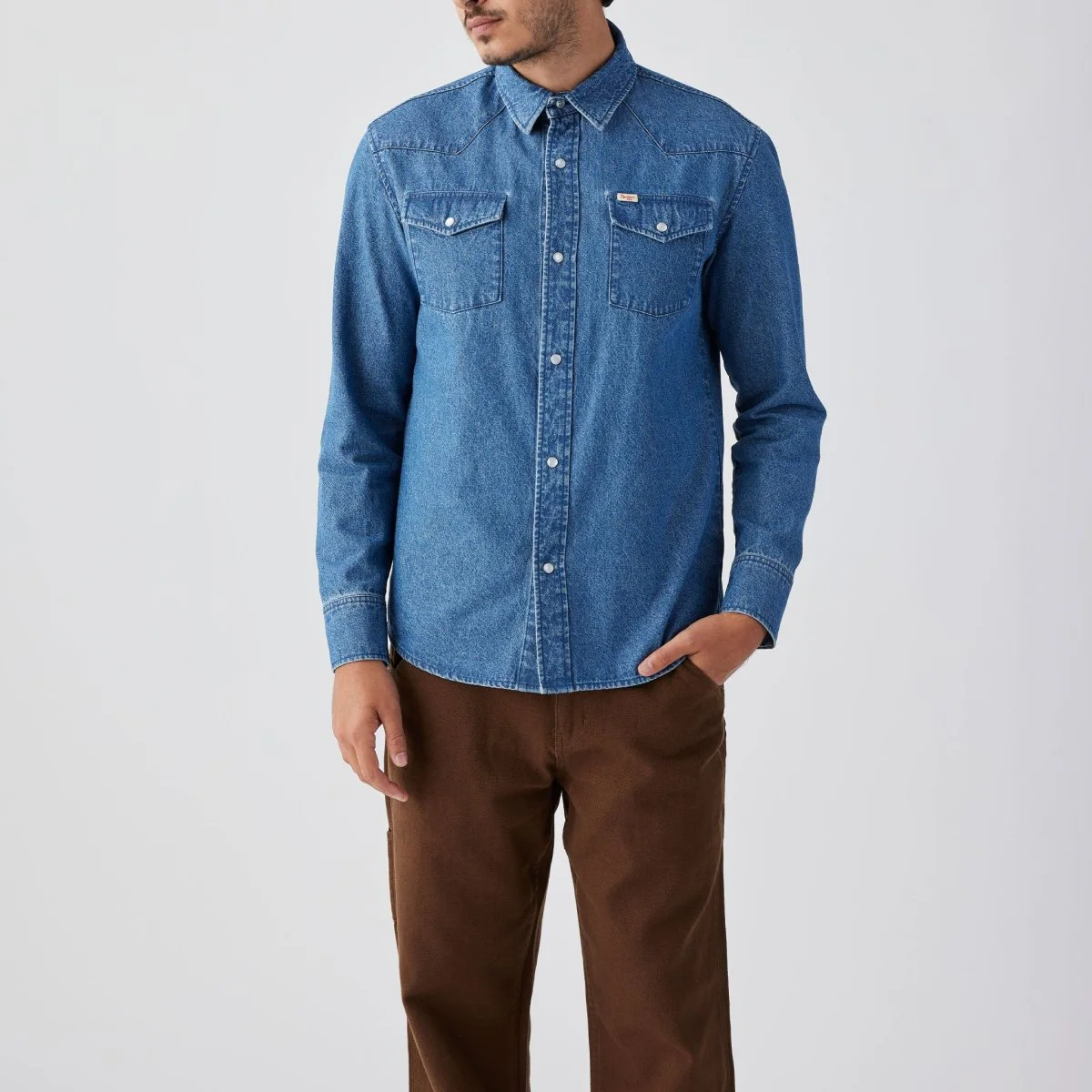 Reagan Pearl Snap Vintage Wash - Image 3