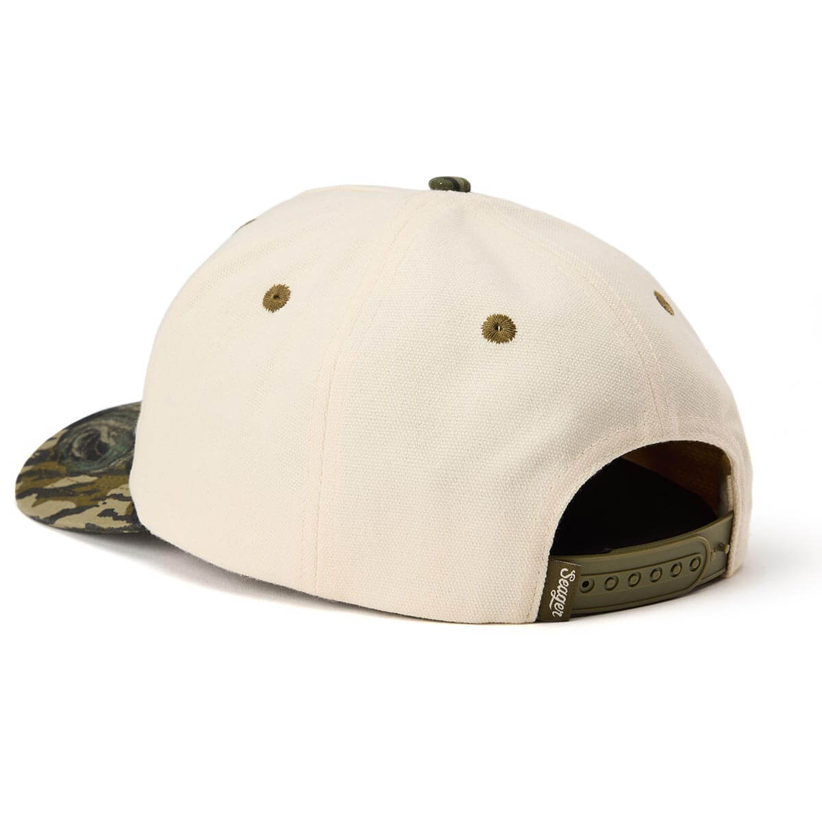 Seager x Mossy Oak Gone Huntin' Snapback Cream/Camo - Image 4