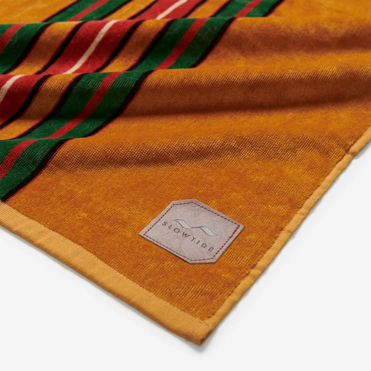 Seager x Slowtide Oversized Beach Towel Mustard - Image 3