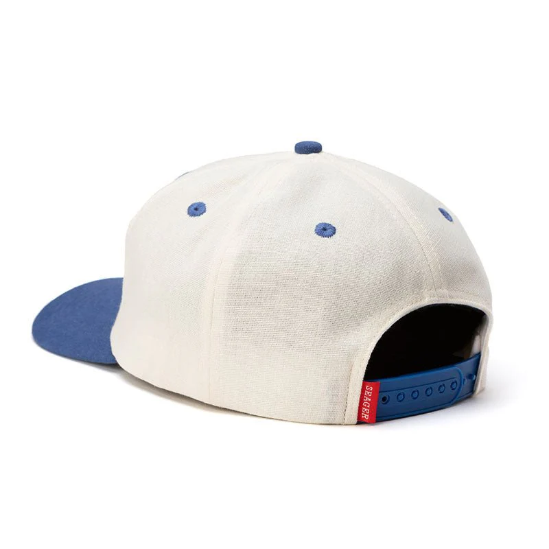 Uncle Bill Hemp Snapback Cream/Navy - Image 3