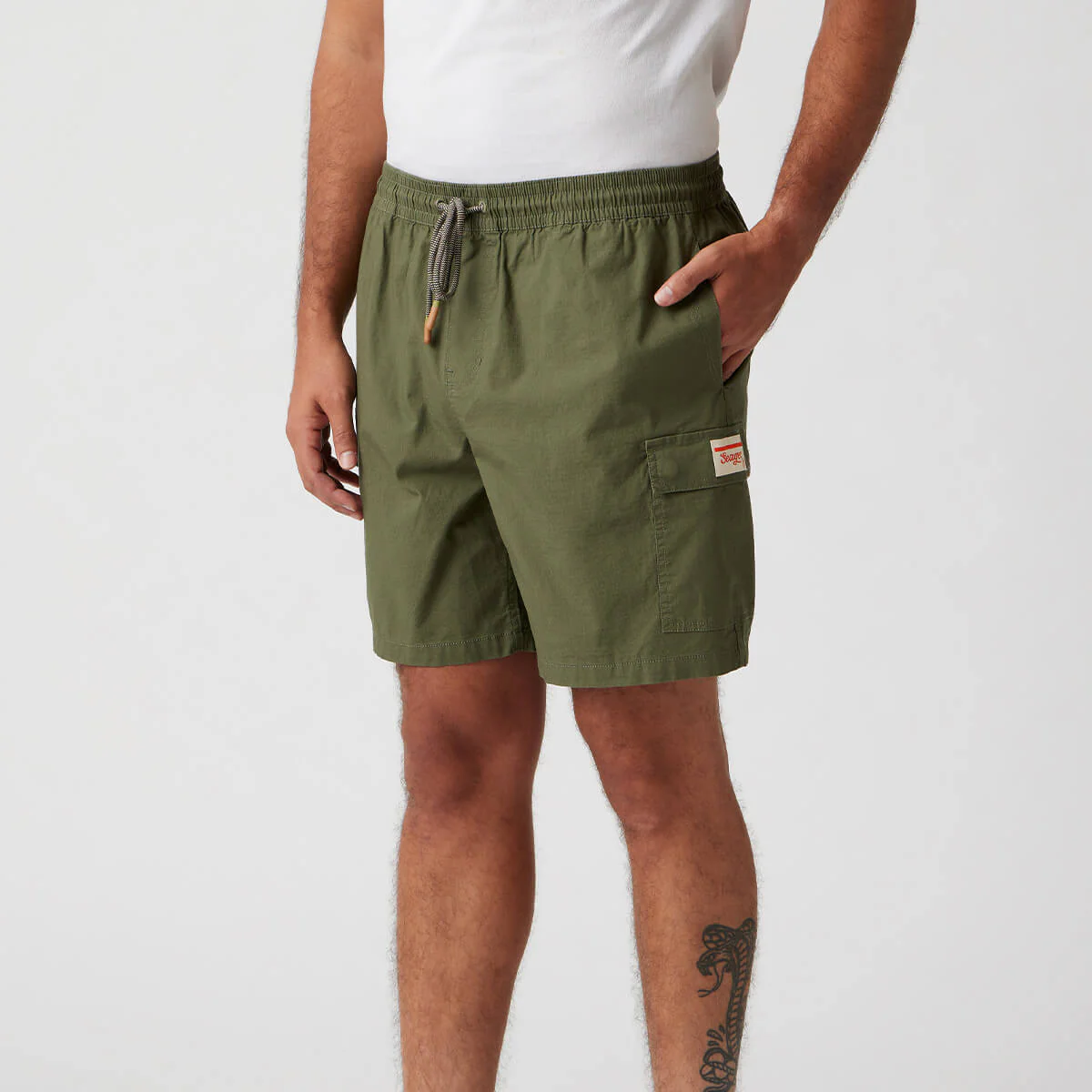 Yuma Cargo Short Olive - Image 3