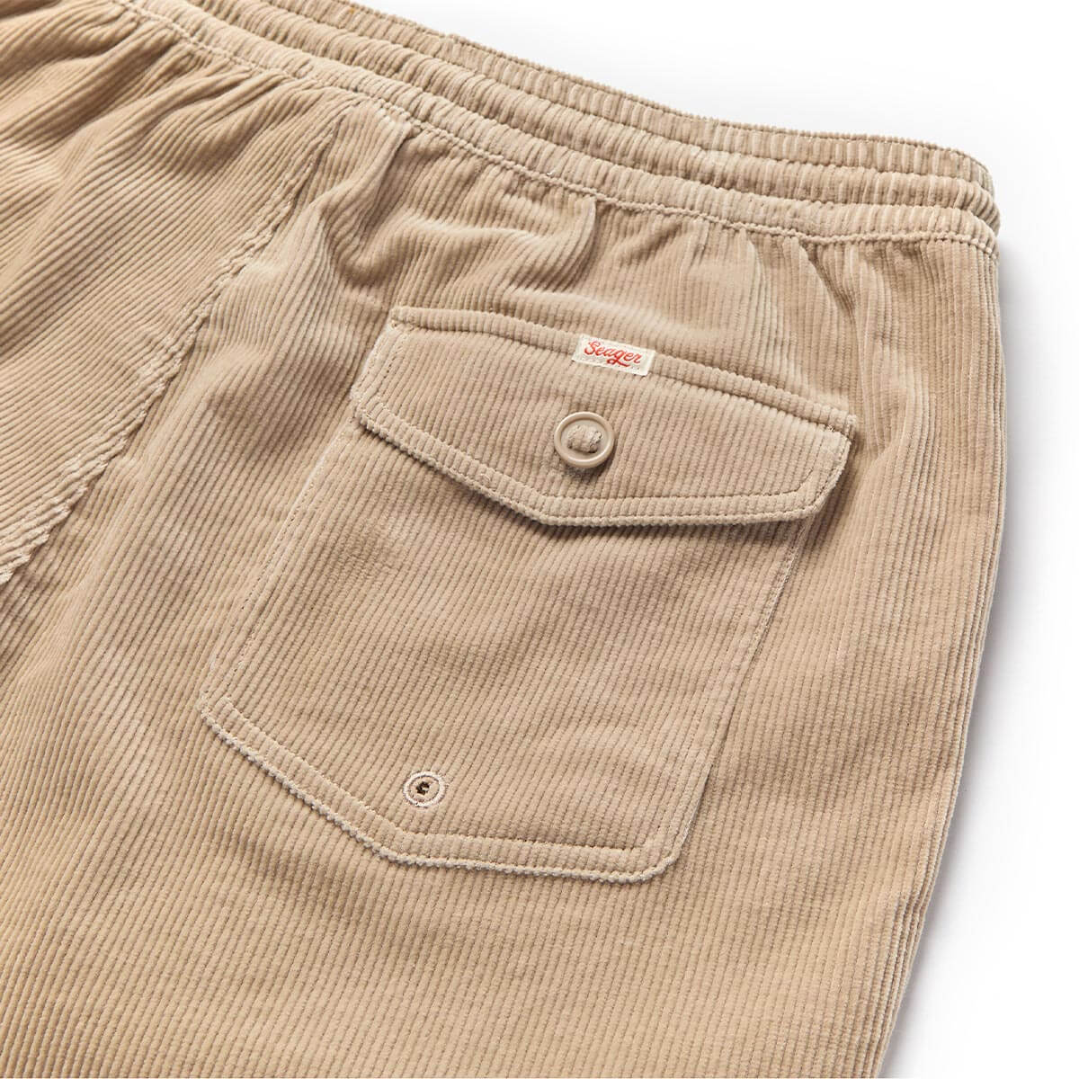 Yuma Corduroy Shorts Stone - Image 4