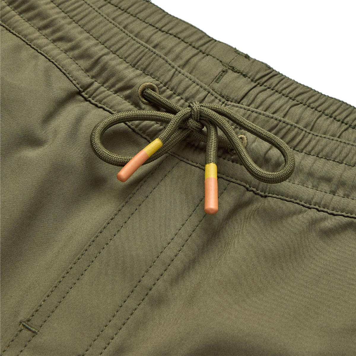 Yuma Nylon Shorts Dark Olive - Image 4
